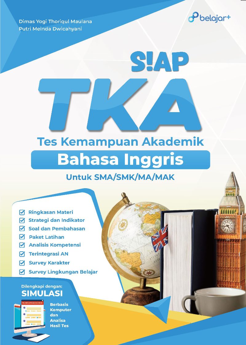 Sampul buku PS - Siap TKA Bahasa Inggris untuk SMA/SMK