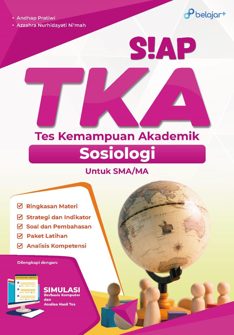 Sampul buku PS - Siap TKA Sosiologi untuk SMA/MA